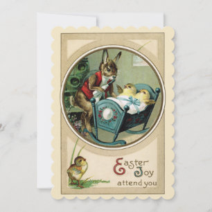 Easter Egg Decorating Tea Party Invitation