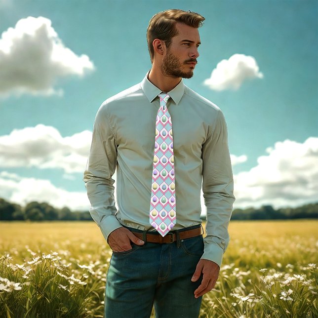 Easter Egg Diamond Pattern Tie (Creator Uploaded)