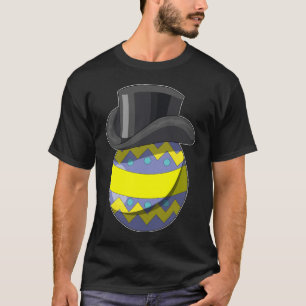 Easter egg Easter Gentleman Cylinder T-Shirt