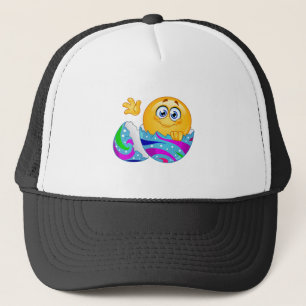 Easter egg Emoji Trucker Hat