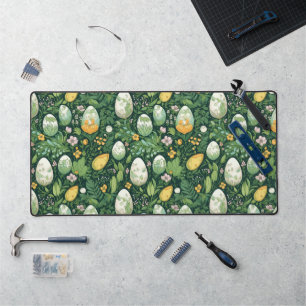 Easter Egg Flower Spring No 1 Desk Mat