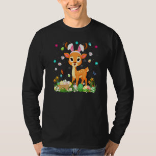 Easter Egg Funny Deer Easter Sunday T-Shirt