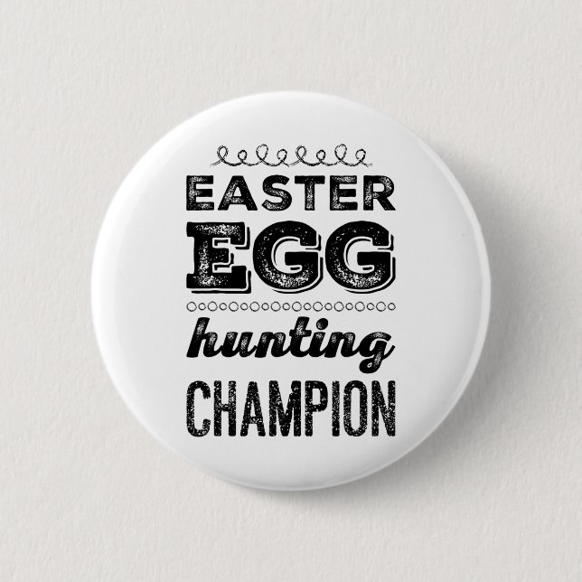 Easter Egg Hero Easter Egg Hunting Champion Easter 2 Inch Round Button (Front)