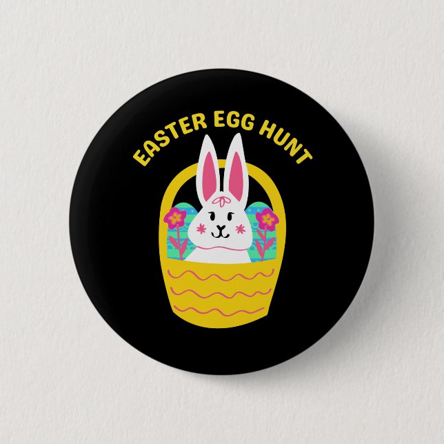 Easter Egg Hunt 2 Inch Round Button (Front)