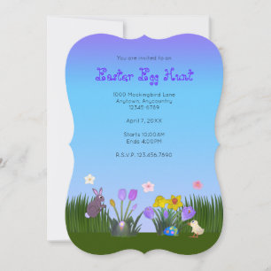 Easter Egg Hunt 5" by 7" Save The Date