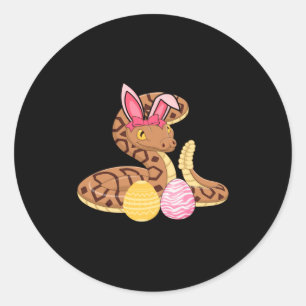 Easter Egg Hunt Bunny Ear Classic Round Sticker