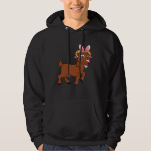 Easter Egg Hunt Bunny Ear Goat Easter Day 2023 Hoodie
