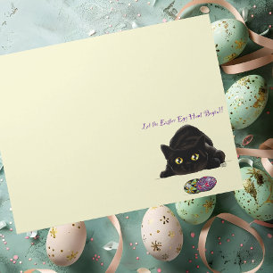 Easter Egg Hunt Cat Funny Notepad