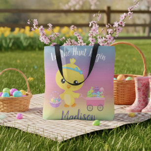 Easter Egg Hunt Chick Child's Personalized Tote Bag