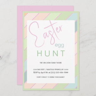 Easter Egg Hunt Creamy Ice Cream Party Invitation