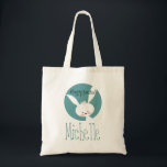 Easter Egg Hunt Custom Name Bunny Tote Bag<br><div class="desc">This tote features an image of an adorable Easter Bunny,  and a fully customizable name on the bottom. Makes a great tote for Easter egg hunts!</div>