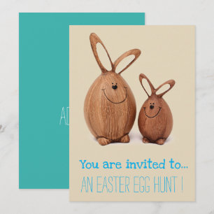 Easter Egg Hunt Easter party cute bunnies Invitation