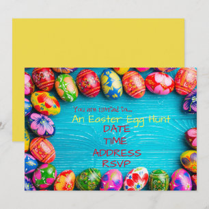Easter Egg Hunt Easter Party Invitation