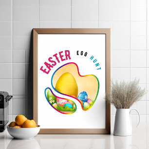 Easter Egg Hunt - Happy Easter! Poster