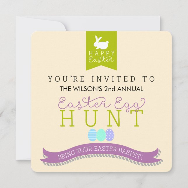 Easter Egg Hunt Invitation (Front)