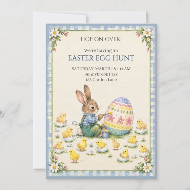 Easter Egg Hunt Invitation (Front)