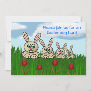 Easter Egg Hunt Invitation Easter fun Easter bunny