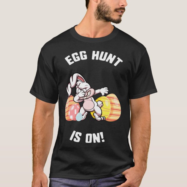 Easter Egg Hunt Is On Dabbing Bunny Candy kids  Sp T-Shirt (Front)