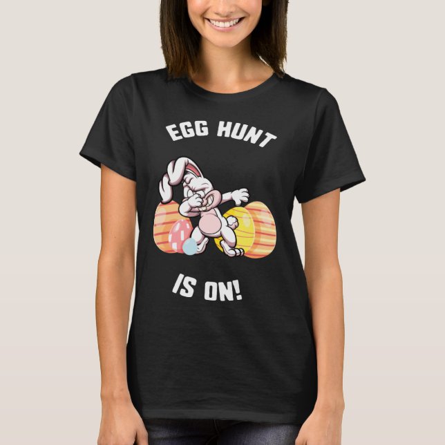 Easter Egg Hunt Is On Dabbing Bunny Candy kids  Sp T-Shirt (Front)