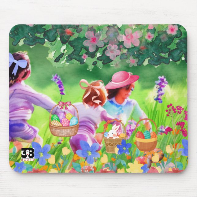 Easter Egg Hunt Mouse Pad (Front)