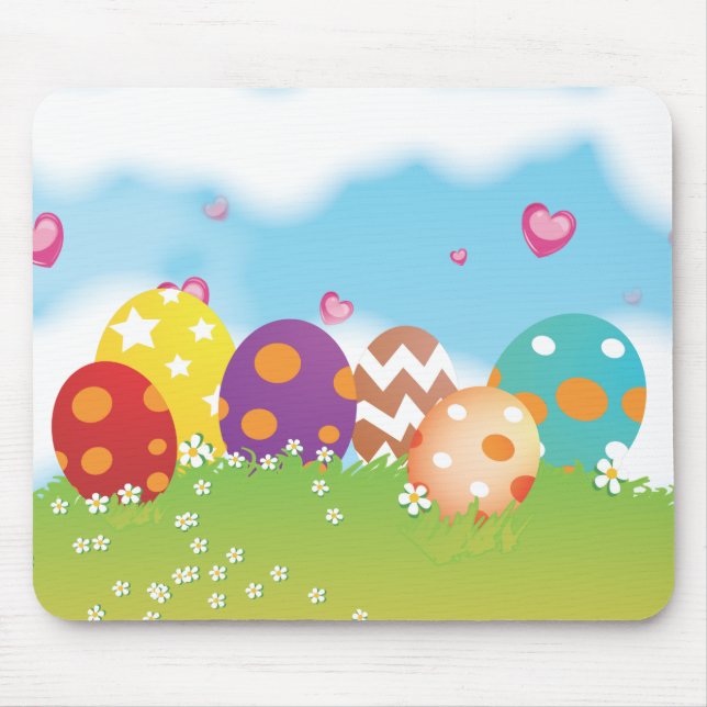 Easter Egg Hunt Mouse Pad (Front)