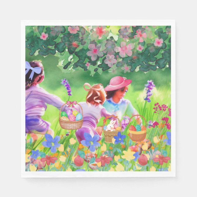 Easter Egg Hunt Napkin (Front)