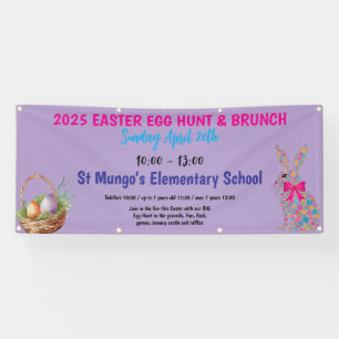 Easter Egg Hunt Personalized Banner