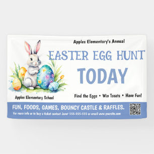 EASTER EGG HUNT PTO PTA Church Banner