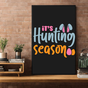 Easter Egg Hunt. Rabbit Poster