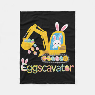 Easter Egg Hunt Shirt For Kids S Funny Eggscavator Fleece Blanket
