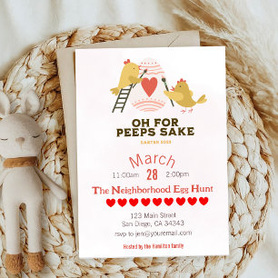 Easter Egg Hunt Spring Party Invitation