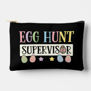 Easter Egg Hunt Supervisor Funny Family Easter Accessory Pouch