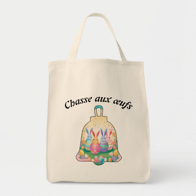 Easter egg hunt tote bag (Front)