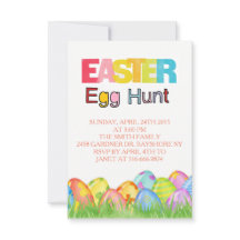 Easter Egg Hunt watercolors