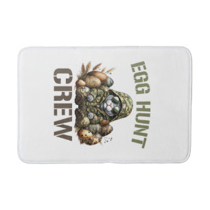 Easter Egg Hunter Crew Camo Hunting Easter Day T-S Bath Mat