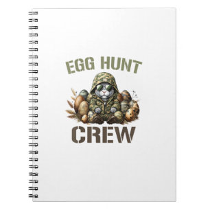 Easter Egg Hunter Crew Camo Hunting Easter Day T-S Notebook