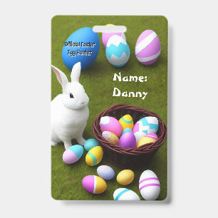 Easter Egg Hunter ID Badge