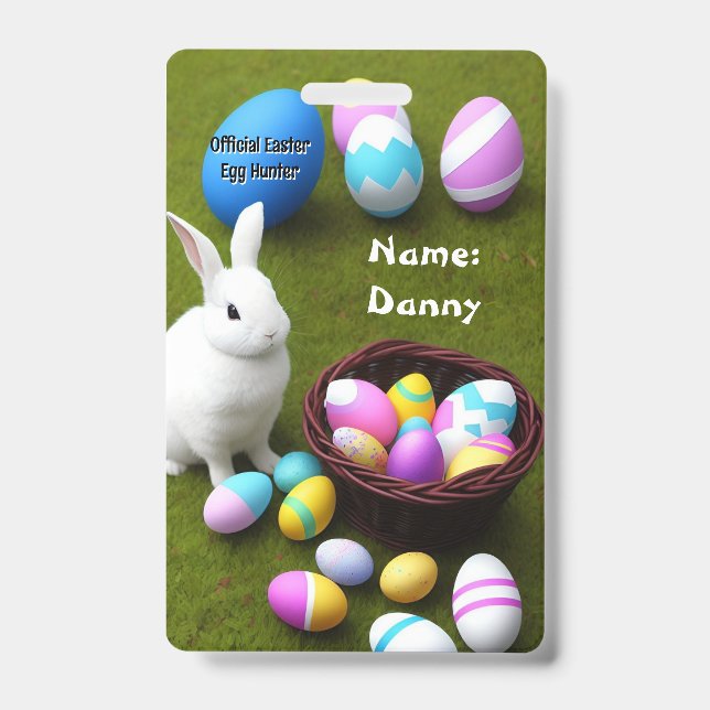 Easter Egg Hunter ID Badge (Front)