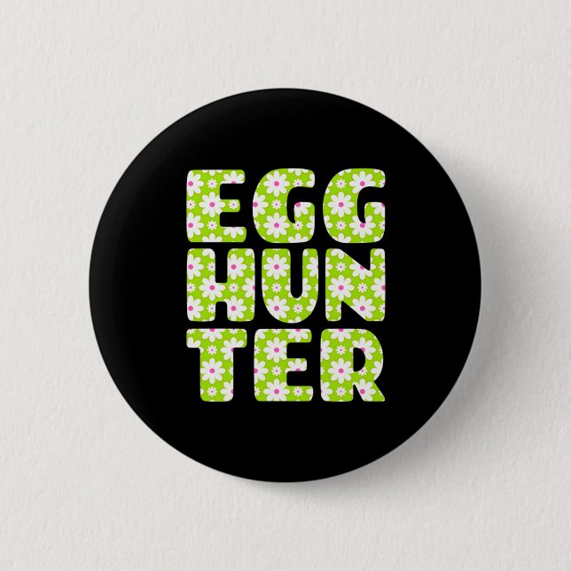 Easter Egg Hunting Egg Hunter Design 2 Inch Round Button (Front)