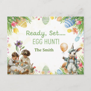Easter egg hunting invitation