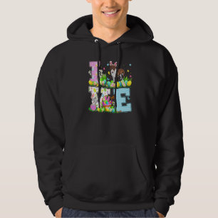 Easter Egg Hunting Love Bull Terrier Dog Easter Su Hoodie
