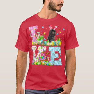 Easter Egg Hunting Love Portuguese Water Dog Easte T-Shirt