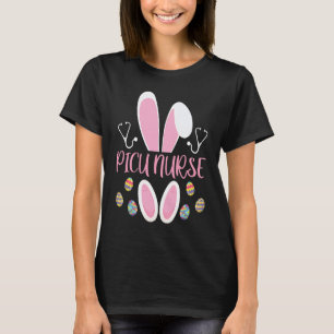 Easter Egg Hunting Rabbit Rn Easter Day Bunny PICU T-Shirt