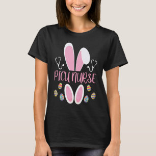 Easter Egg Hunting Rabbit Rn Easter Day Bunny PICU T-Shirt