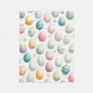 Easter Egg Hunts Fleece Blanket