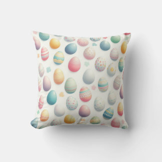 Easter Egg Hunts Throw Pillow