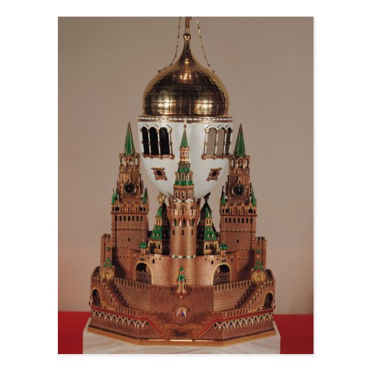 Easter egg in the form of the Uspensky Postcard