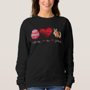 Easter Egg Love Guinea Pig Bunny Animal Pet Day Sweatshirt
