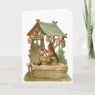 Easter Egg Market Blank Greeting Card
