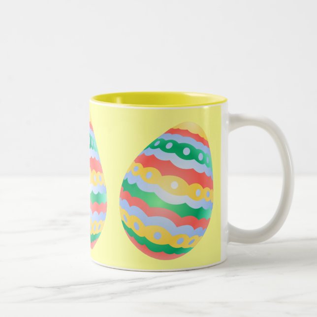 Easter Egg Mug Coffee Cup Festive Easter Cup Decor (Right)